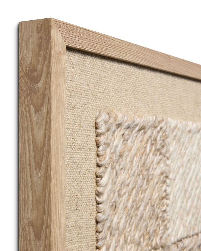 Caballero Beige/Ivory 2'8"x2'8" Wall Art